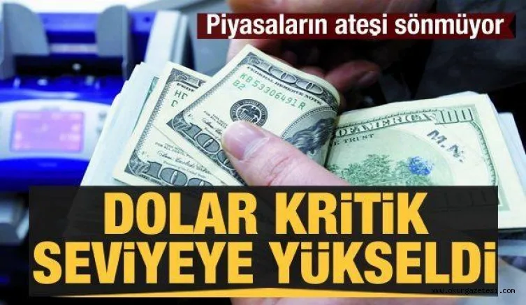 ALTIN YÜKSELİŞE GEÇTİ! DOLAR KRİTİK SEVİYEYE YÜKSELDİ