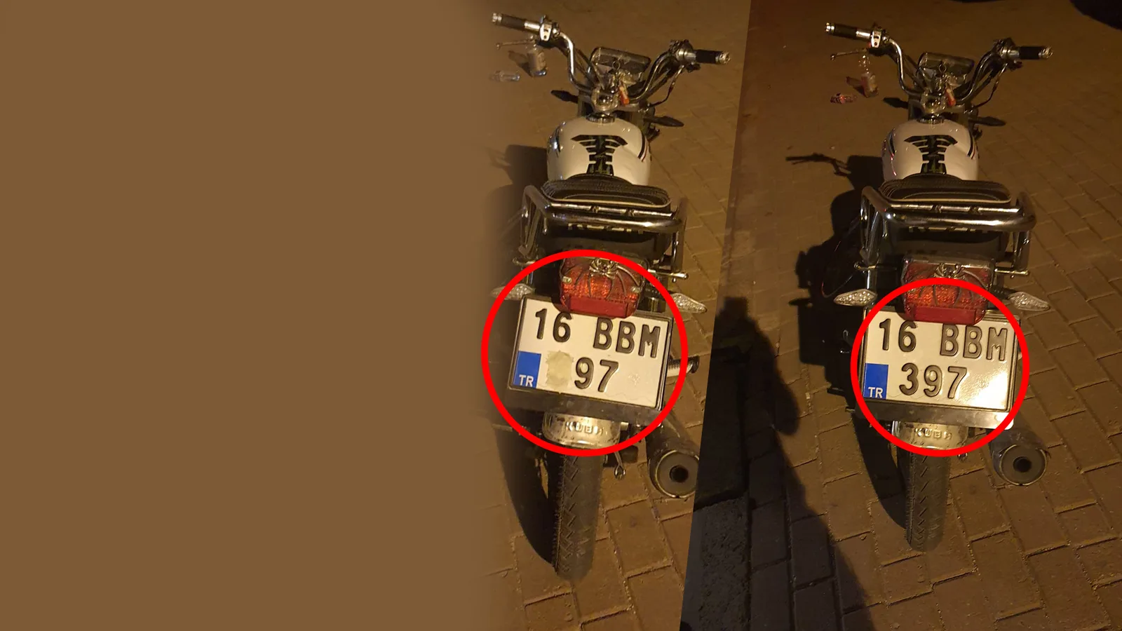 Otomobilin çarptığı motosikletin sürücüsü yaralandı