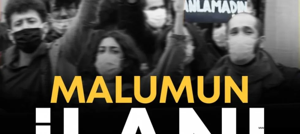 Ankara Üniversitesi'nde 'Mesele Boğaziçi değil' pankartı