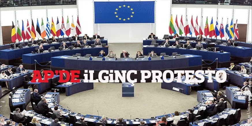 AP’DE iLGiNÇ PROTESTO