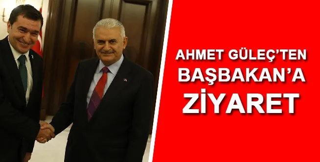 İnegöllü iş adamından Başbakan'a ziyaret
