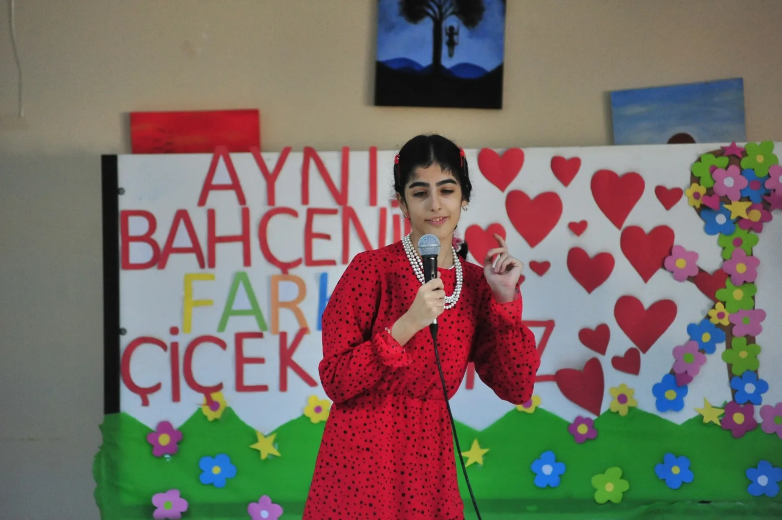Özel öğrencilerden ailelerine ‘Konser’ sürprizi