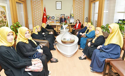 Aktaş'a teşekkür ziyareti