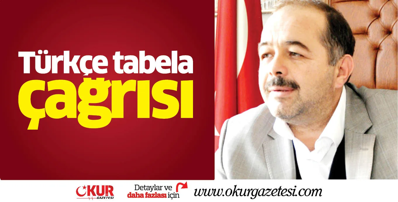 Türkçe tabela çağrısı