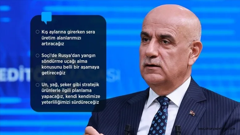 Bakan Kirişci: Tahıl koridoru ile gıdayla ilgili yaşanabilecek olası daha büyük bir krizin önüne geçilmiş oldu