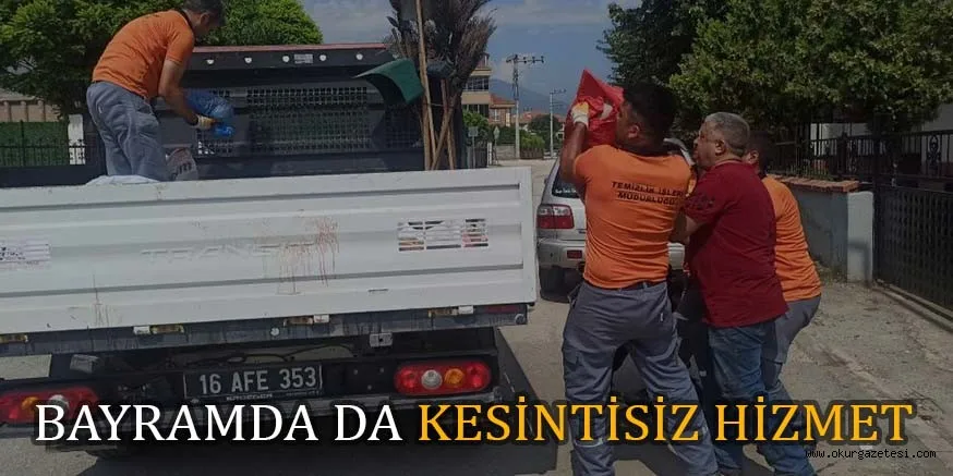 Bayramda Da Kesintisiz Hizmet