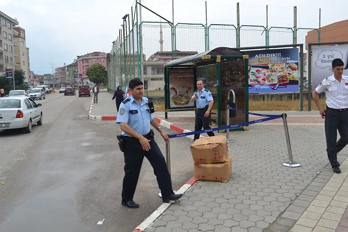 Şüpheli paket’ten patlıcan çıktı