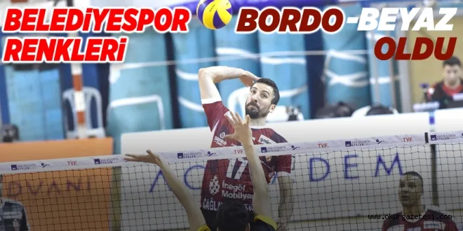 BELEDiYESPOR RENKLERi BORDO BEYAZ OLDU