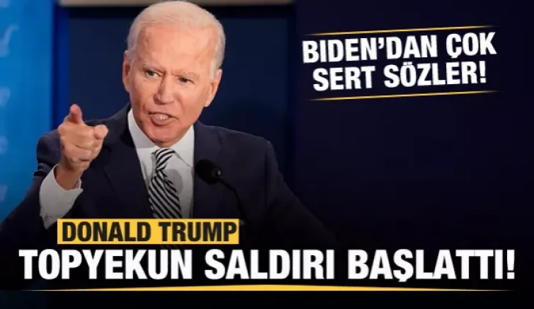 Biden'dan son dakika açıklaması: Trump topyekun saldırı başlattı