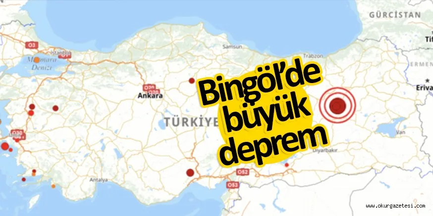 Bingöl'de korkutan  deprem