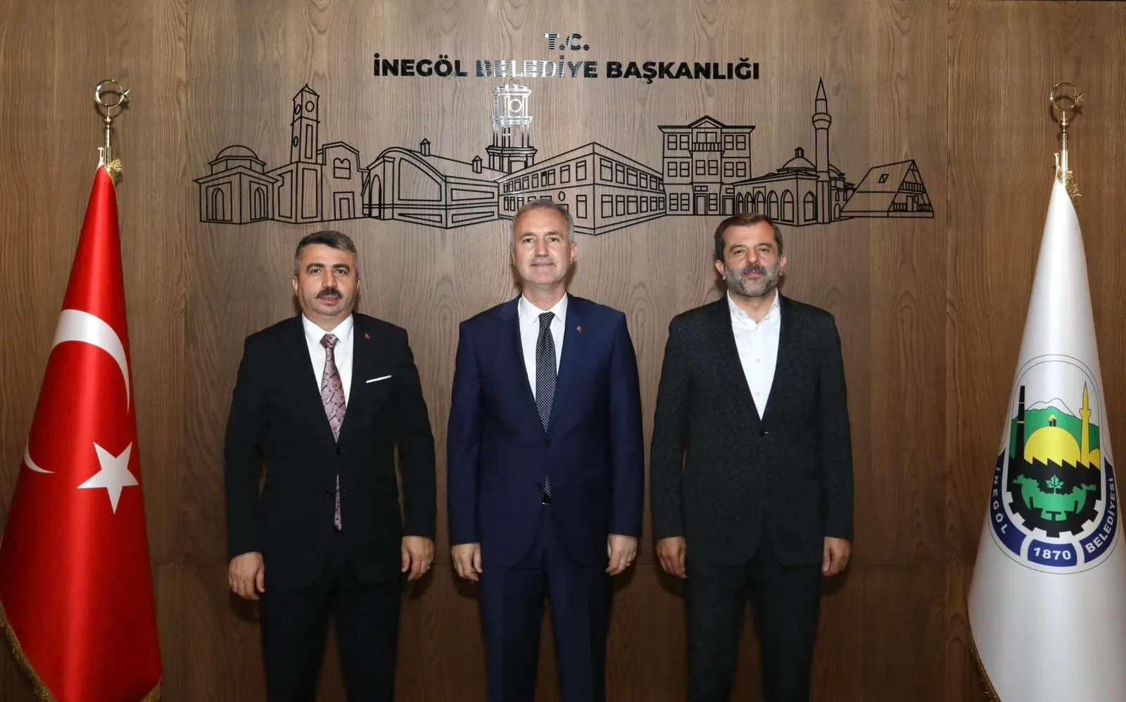 YILDIRIM VE GÜRSU BELEDİYE BAŞKANLARINDAN BAŞKAN TABAN’A ZİYARET