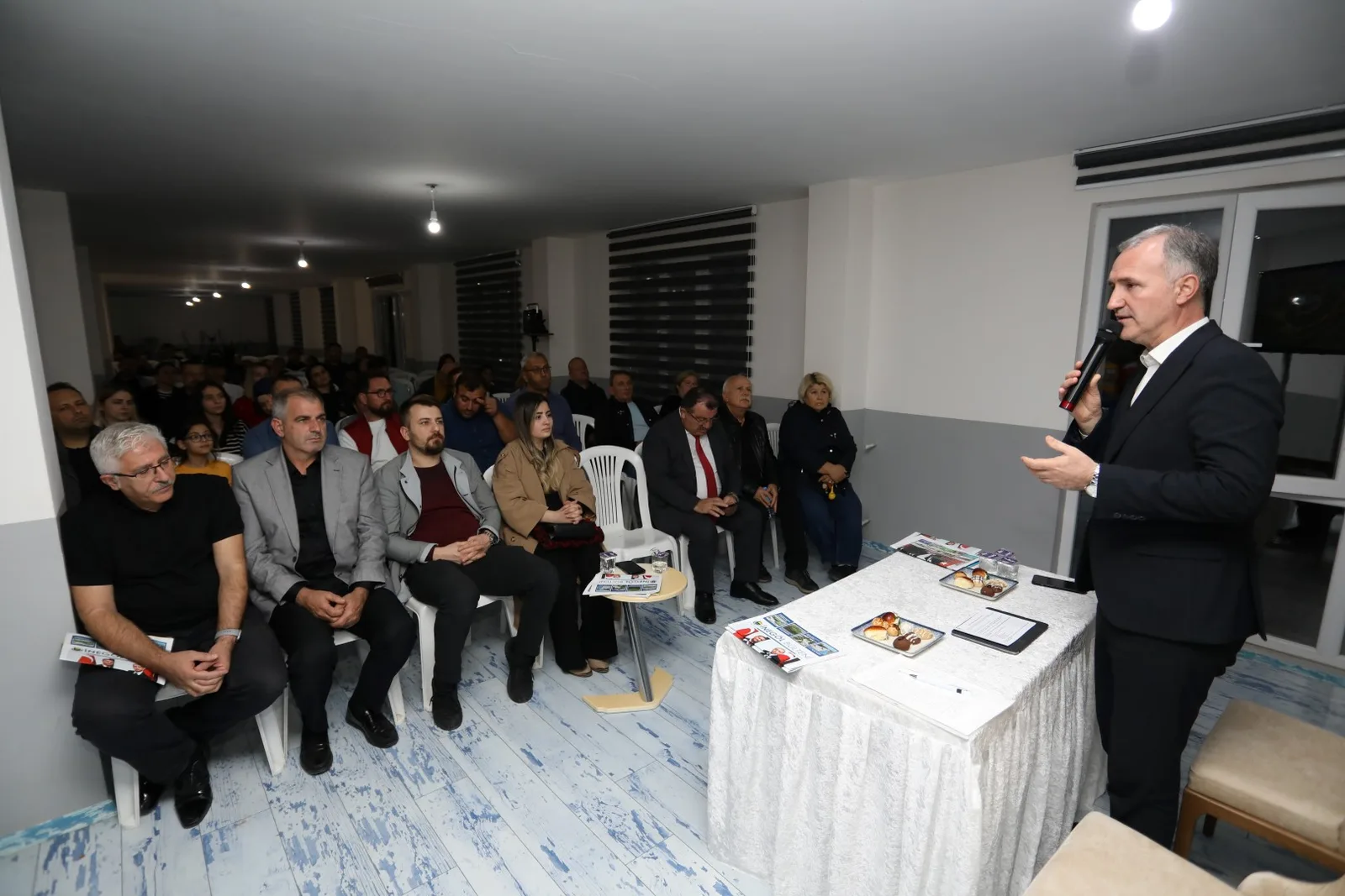BAŞKAN TABAN İNPARK TİLİA EVLERİNE KONUK OLDU