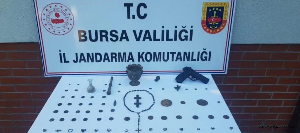 Bursa'da tarihi eser satmaya çalışan 4 kişi gözaltına alındı