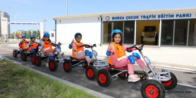 Bursa’da trafik kuralları artık çocuk oyuncağı