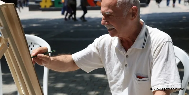 Bursalılar tuval başında