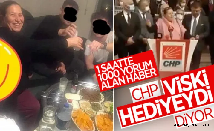 CHP'den tartışılan viskili fotoğrafa ilişkin açıklama