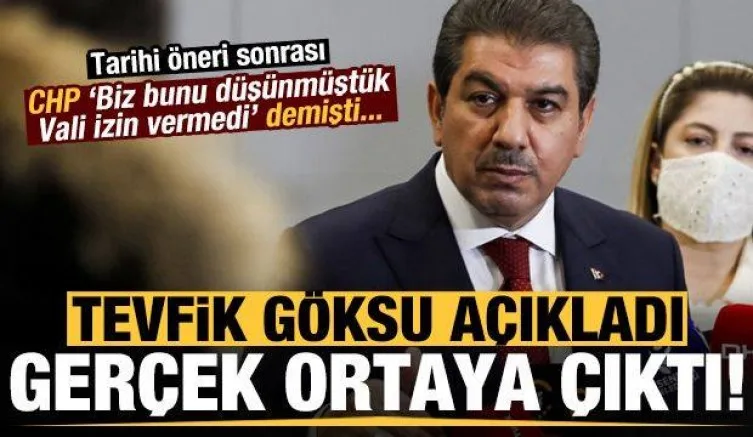 CHP 'Vali izin vermedi' demişti! Tevfik Göksu açıkladı, gerçek ortaya çıktı...