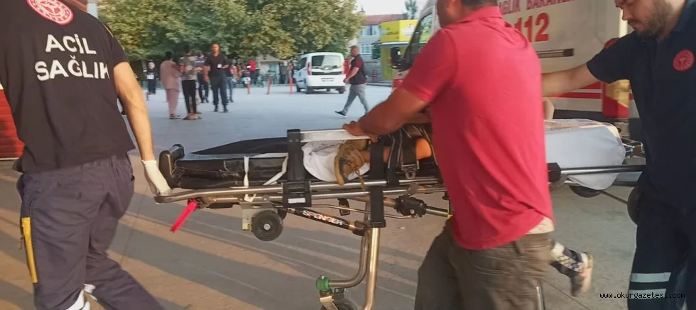 Çocuğa çarpıp kaçtı