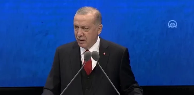 Cumhurbaşkanı erdoğan açıklamalarda bulunuyor