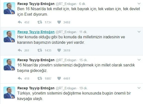 Cumhurbaşkanı Erdoğandan Referandum Açıklaması