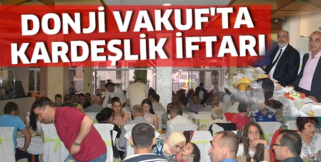 Donji Vakuf'ta kardeşlik iftarı