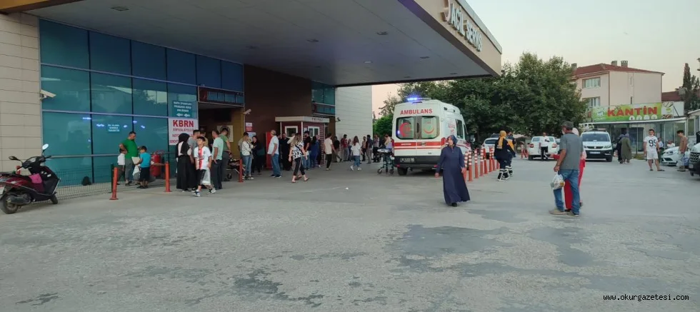 Düğün ikramından zehirlendiği düşünülen yaklaşık 100'ü aşkın kişi hastaneye kaldırıldı