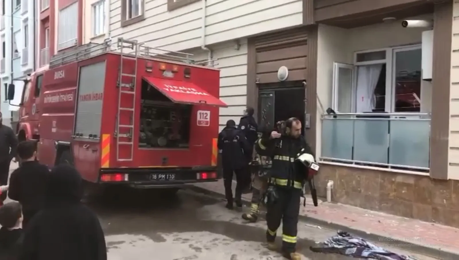 İnegöl'de korkutan yangın