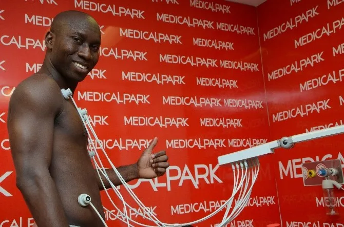 Elazığsporun Yeni Transferi Diarra Sağlık Kontrolünden Geçti