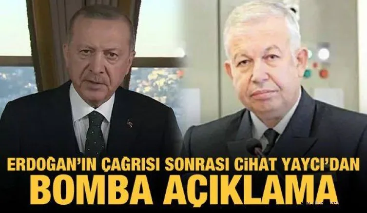 Erdoğan'ın çağrısı sonrası Cihat Yaycı'dan bomba açıklama: Türkiye gerekeni yaptı