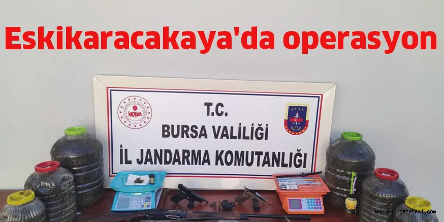 Eskikaracakaya'da operasyon