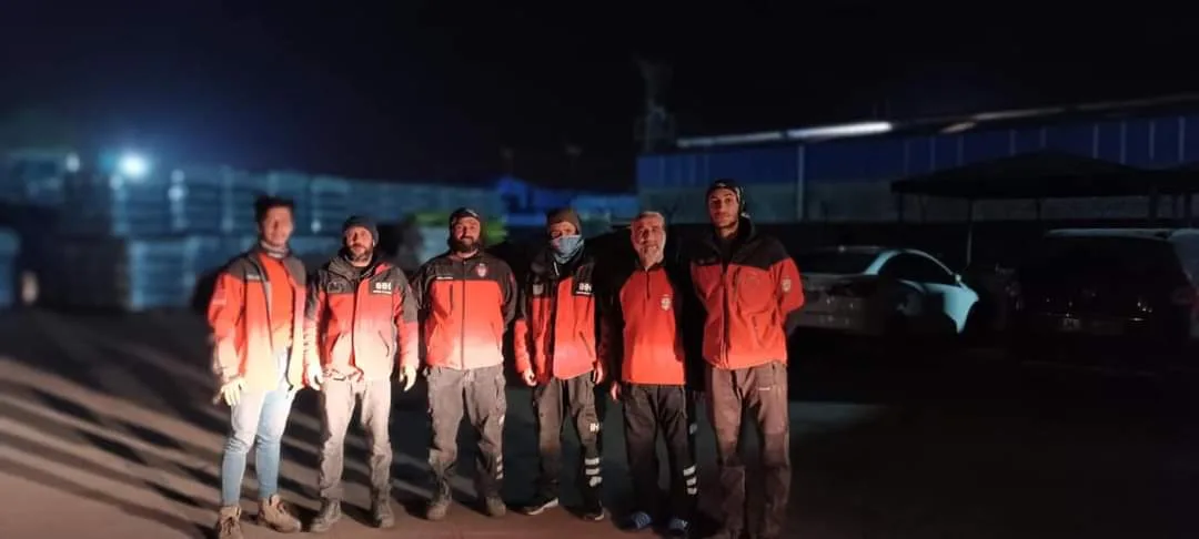 İHH İnegöl Arama Kurtarma Ekibi İnegöl'e döndü