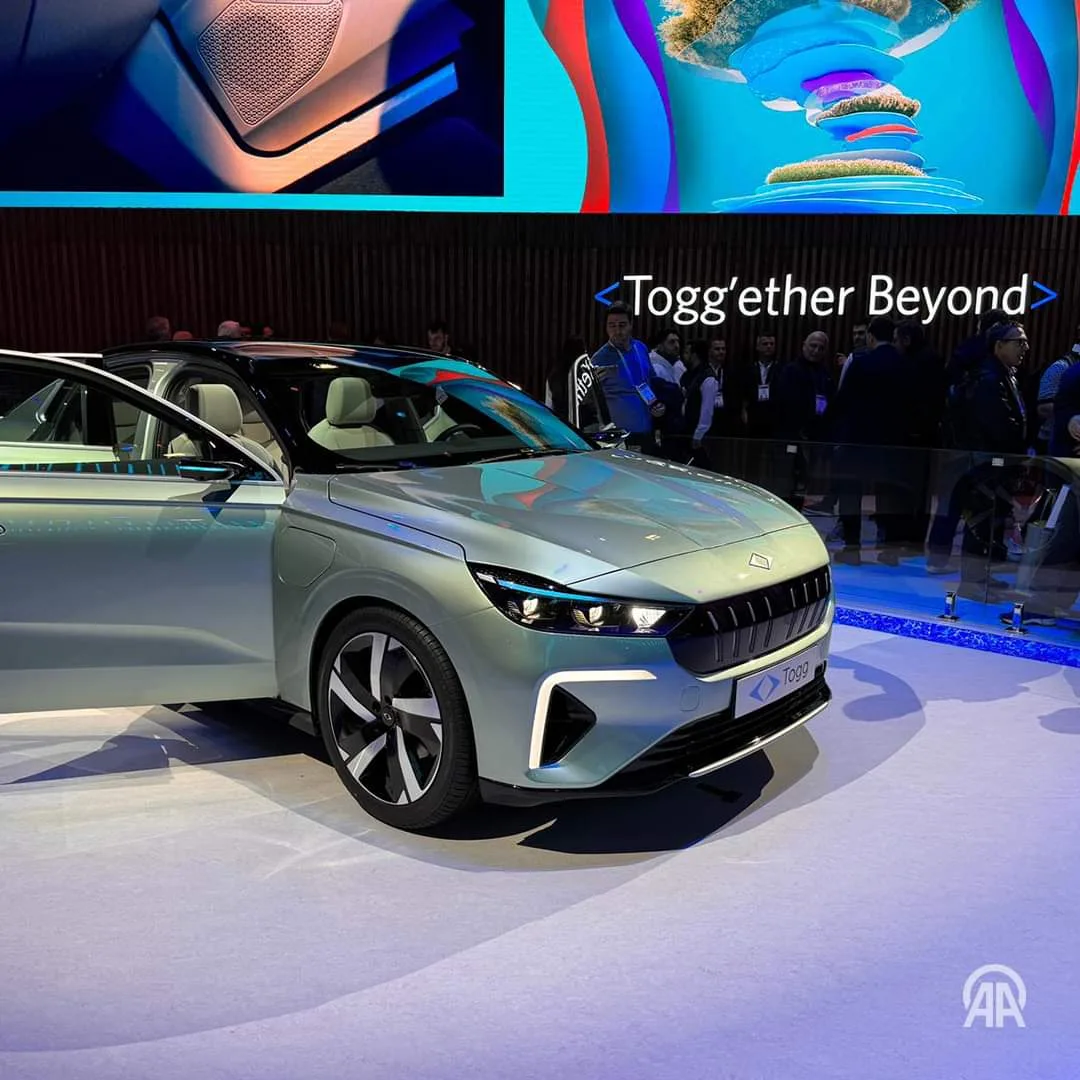 Togg'un T10F fastback modeli CES 2024'te dünya sahnesine çıktı
