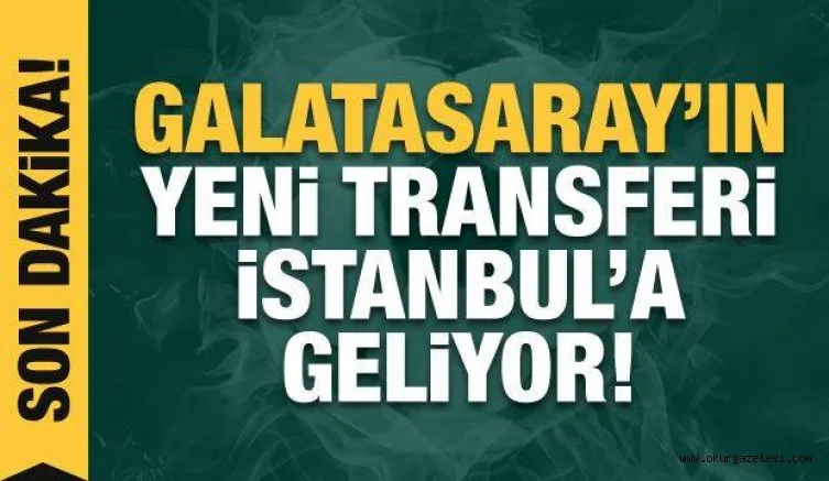 Galatasaray, yeni transferini KAP'a bildirdi!