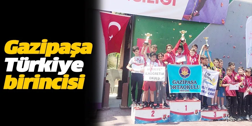 Gazipaşa Türkiye birincisi