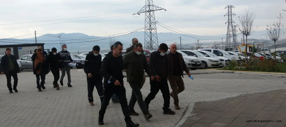Gemlik'te kablo hırsızlığı şüphelisi 6 kişi yakalandı