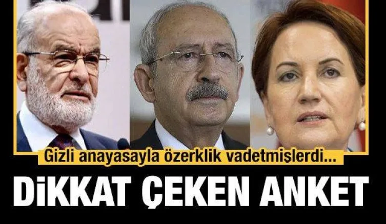 'Gizli anayasa’ya vatandaşlar inanıyor