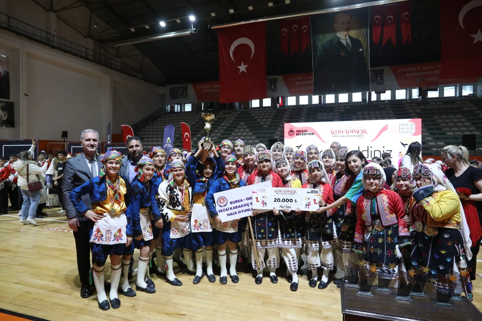 Altın adımlarda şampiyonlar belli oldu