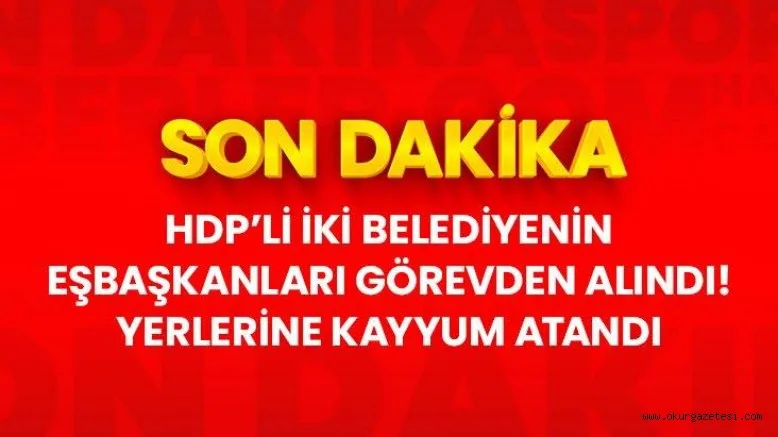 HDP'nin Batman ve Silvan belediyelerine kayyum atandı