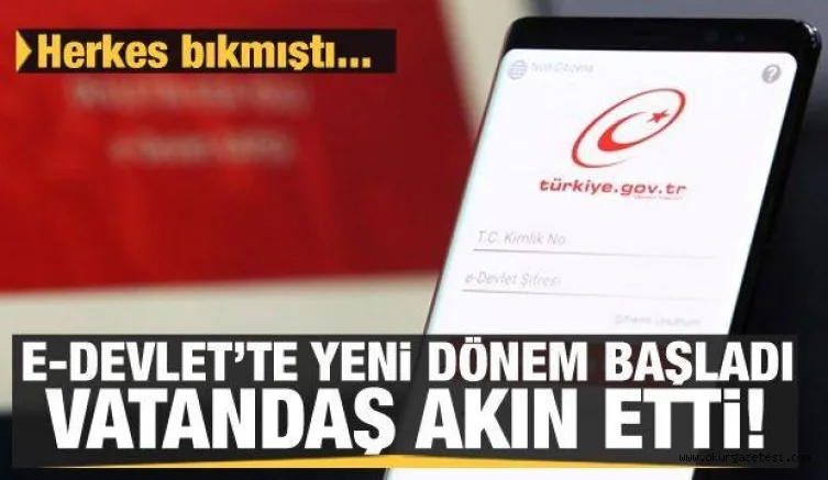 Herkes bıkmıştı! e-Devlet'te yeni dönem başladı! Vatandaş akın etti