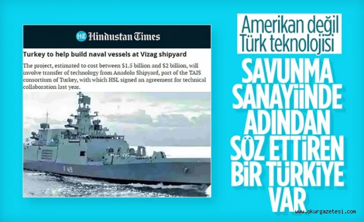 Hindistan, Türkiye'nin desteğiyle donanma gemisi inşa edecek