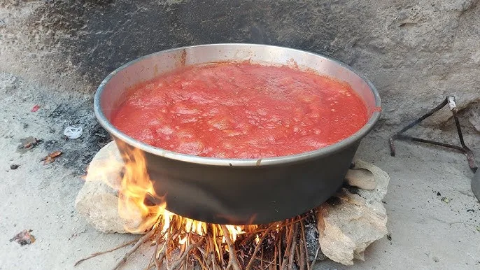 İnegöl'de salça sezonu açıldı