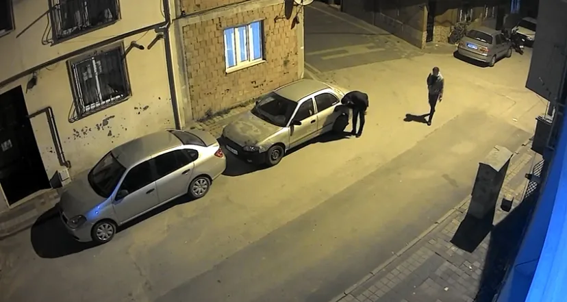 İnegöl'de magandanın yaptığı tepkilere neden oldu
