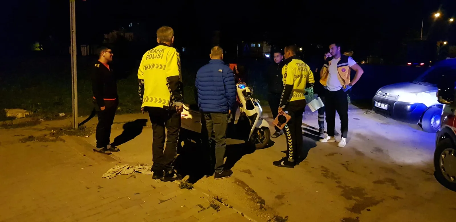 Polislere zorluk çıkaran kişi gözaltına alındı