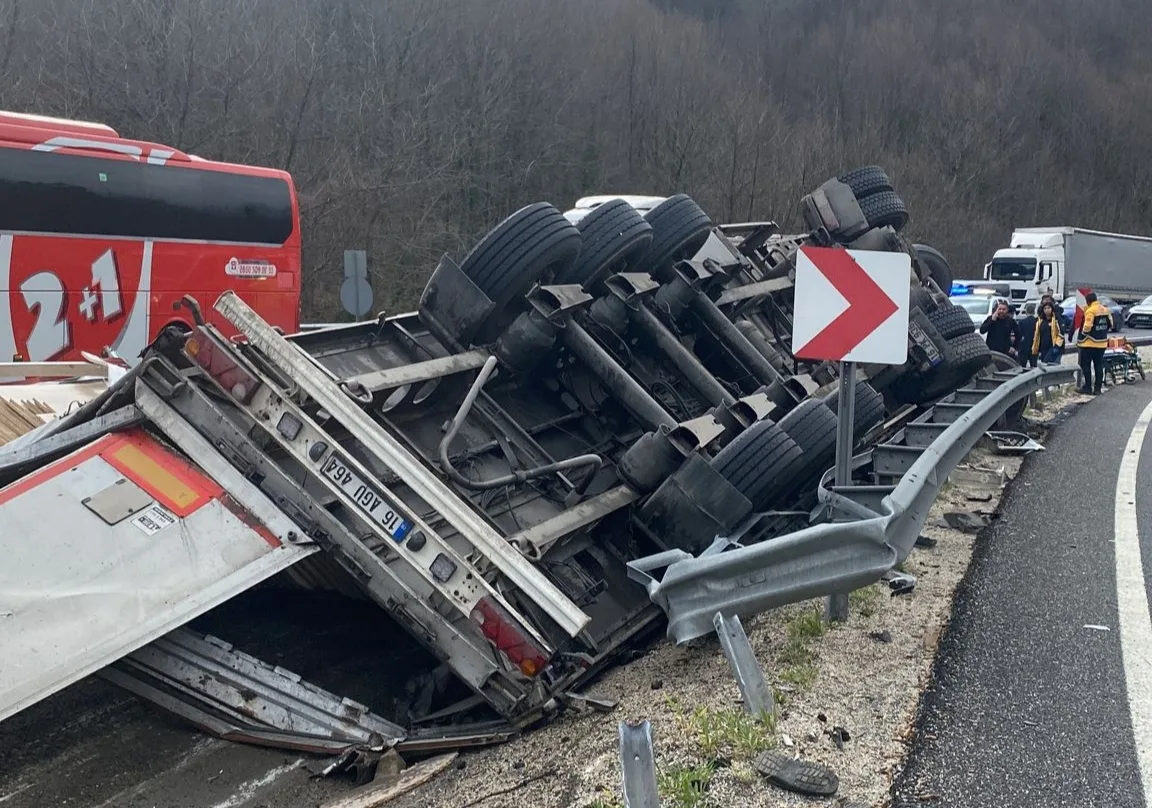 İnegöl'de feci kaza; 1 ölü