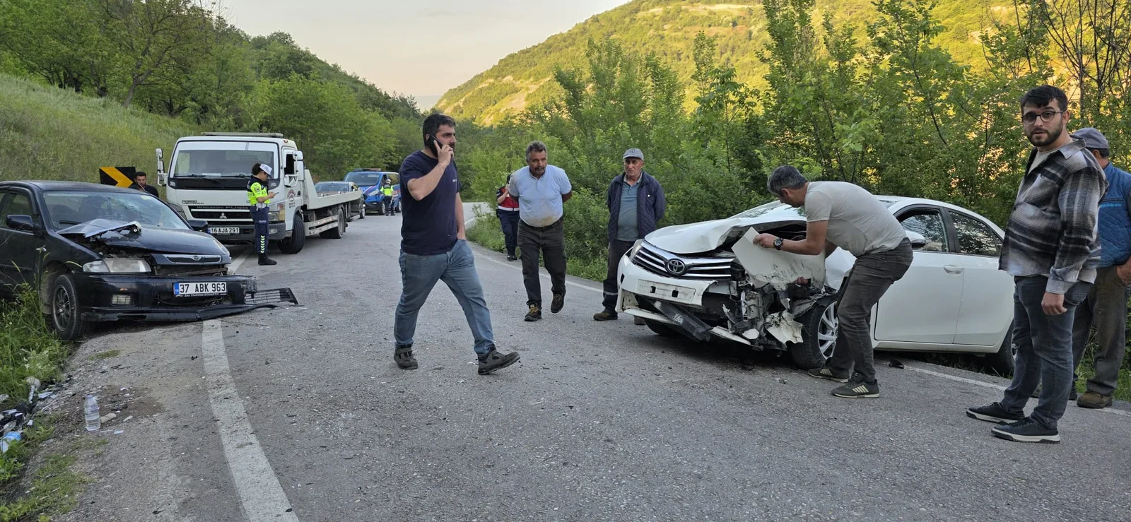 İnegöl'de feci kaza