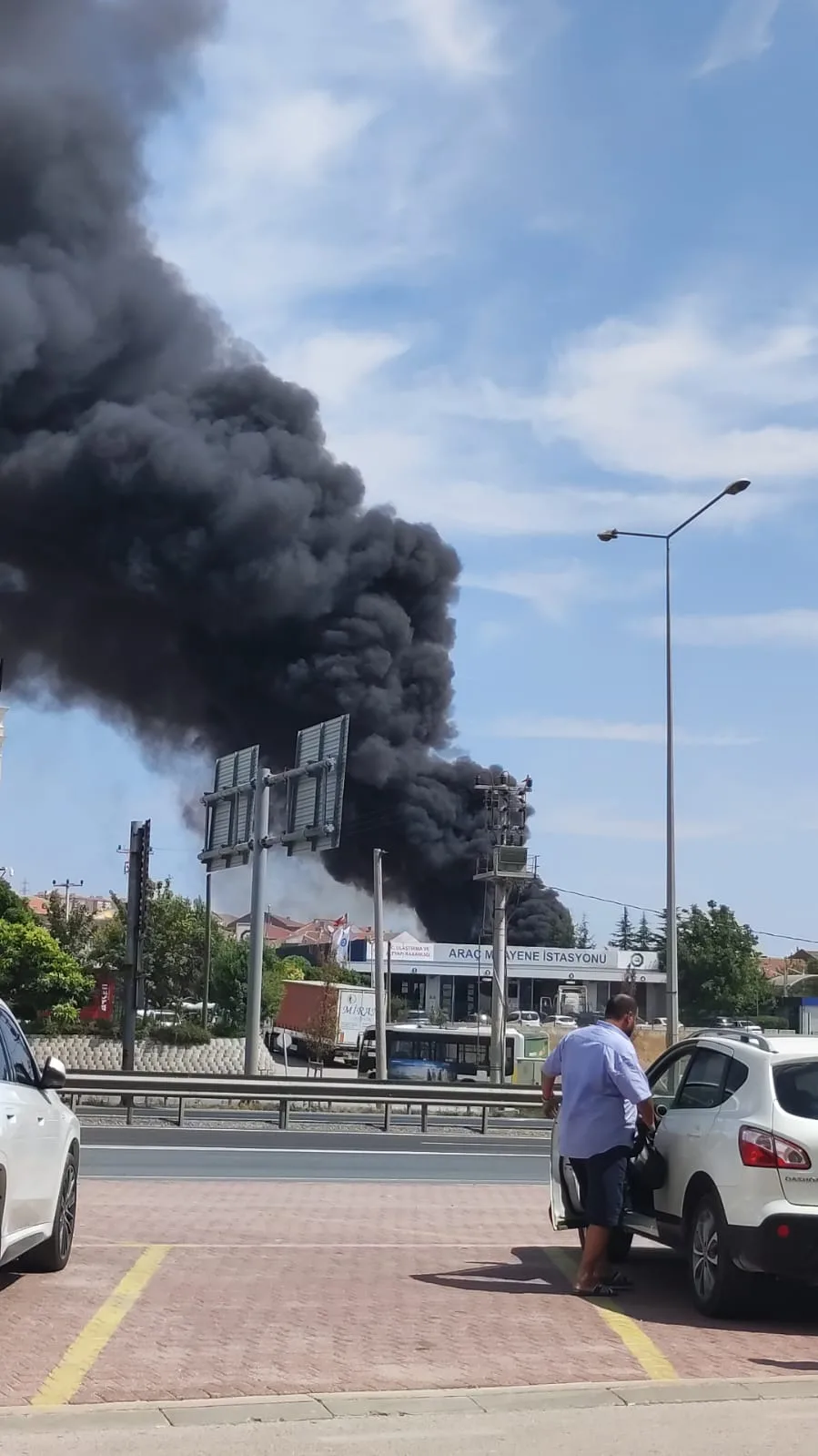 İnegöl'de korku dolu dakikalar
