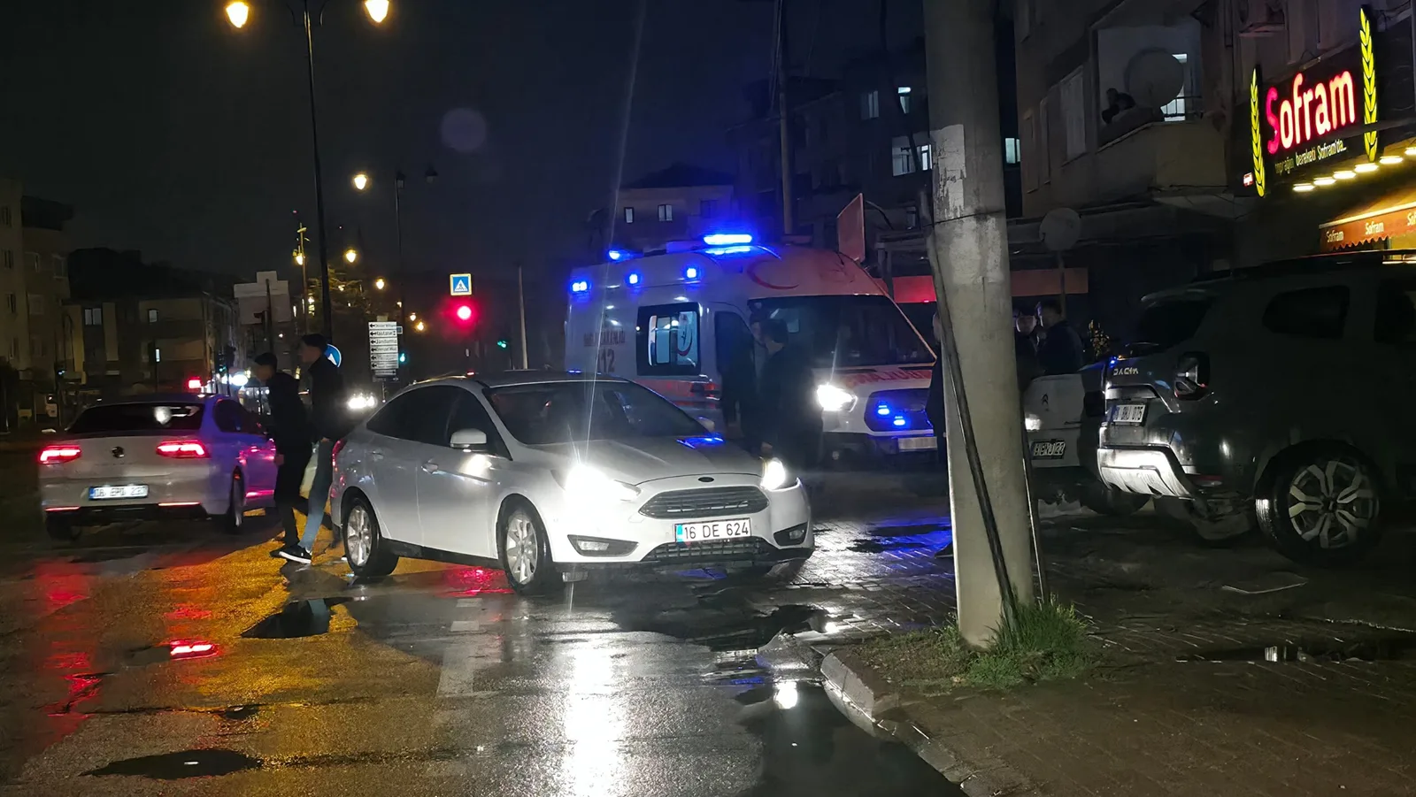 Süleymaniye'de kaza