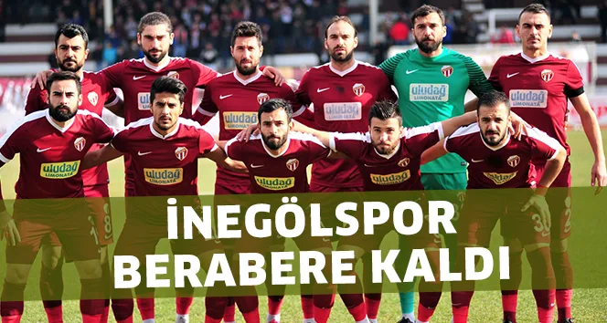 İNEGÖLSPOR BERABERLİKLE BAŞLADI