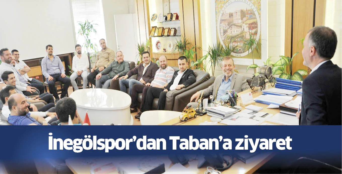 İnegölspor'dan Taban'a ziyaret