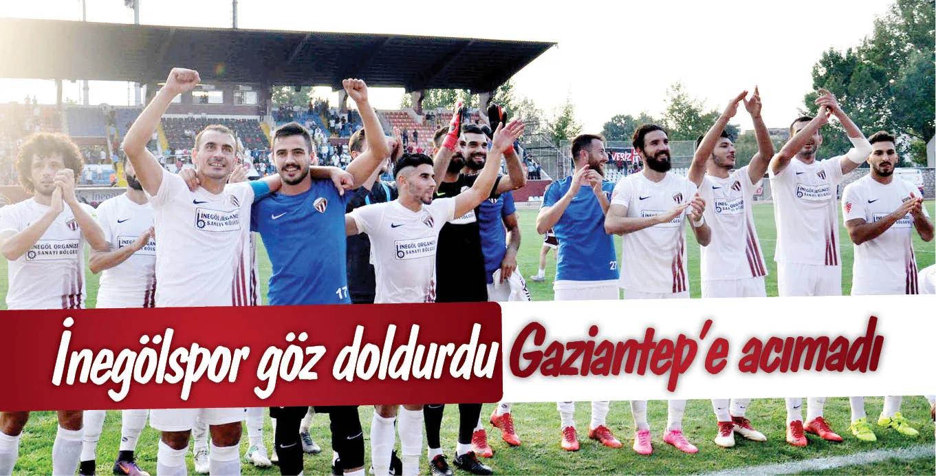 İnegölspor göz doldurdu Gaziantep'e acımadı